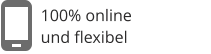 100% online  und flexibel